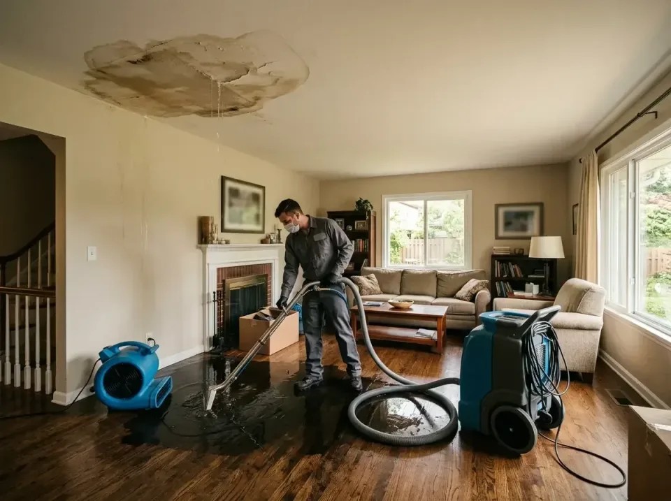 attic-pipe-burst-ceiling-drip-008 — frequently asked questions, Water Damage Restoration & Carpet Care in Rosaryville, MD